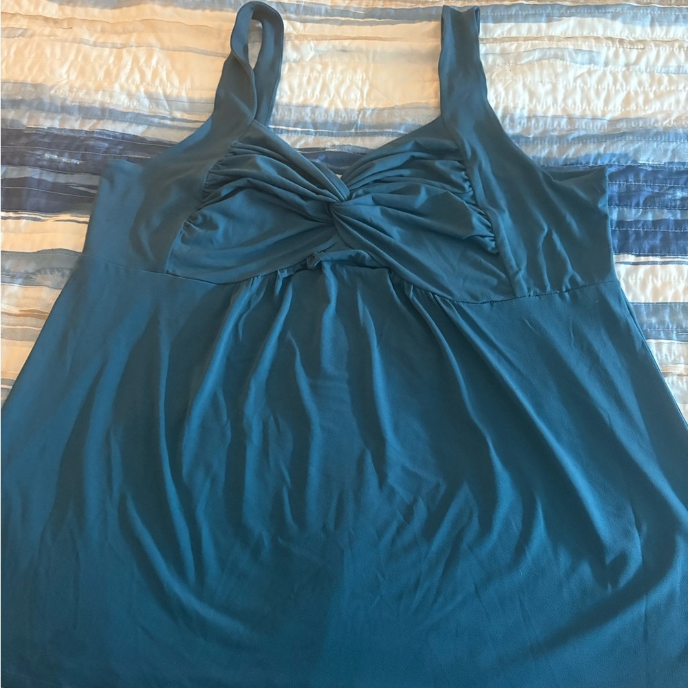 Teal Sleeveless Top
